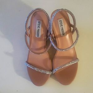Steve Madden Rhinestone heels NWT